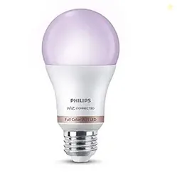 WiZ 10W E27 Wi-Fi & Bluetooth LED Smart Bulb with Music Sync, Compatible with Amazon Alexa & Google Assistant, 16 Million Colours & Motion Sensing Tec