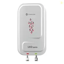 SINGER LEO RAPID 5.9L Instant Water Heater (3000W) for Kitchen & Bathroom | Copper Heating Element | Stainless Steel Tank | ISI Marked | 2 Years Produ