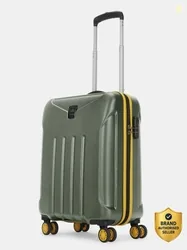 ARISTOCRAT Falcon Pro Polycarbonate | Trolley Bag With Combination Lock Cabin Suitcase 8 Wheels - 22 Inch Green - Price in India | Flipkart.com