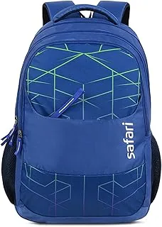 Hitech Large Size 35 Ltrs Water Resistant Standard 4 Compartment Backpack - Blue