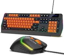 Archer Tech Lab Astra G300 Wired Gaming Keyboard and Mouse Combo| 87 Keys|19 Anti-Ghosting Keys|4 DPI (1200-1800-2400-3600)| 125Hz| 1.5 Mtr USB-C Cabl