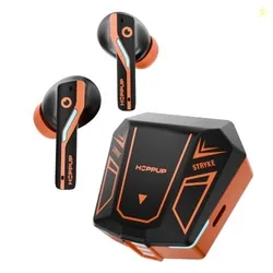 HOPPUP Stryke S2 Gaming Earbuds, 35ms Low Latency, Bluetooth v6.0, 13mm Drivers, 60H Playtime, RGB LED, Type-C Fast Charging, TWS Wireless Earphones w