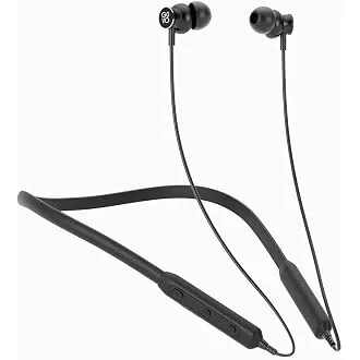 GOVO GOKIXX 410 Bluetooth Wireless Neckband in Ear Earphone - 8H Battery, 10mm Drivers, IPX5, Magnetic Earbuds, Integrated Controls & Lightweight Desi