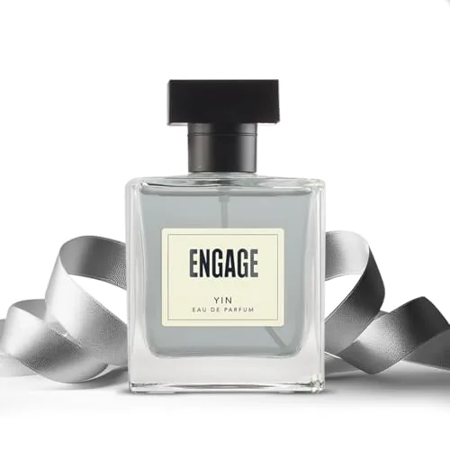 Engage Yin Eau De Parfum for Men 100ml|Fresh Bergamot Patchouli|Long Lasting Perfume|Perfume for Man|Ideal for Evening|No Parabens & Silicones| Dermat