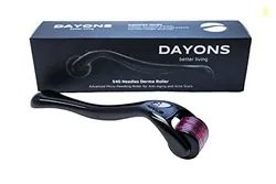 0.25mm Derma Roller, Tool for Face, Beard, Hair Regrowth & Skin Care  Includes Storage Case  Reduces Acne Scars, Wrinkles & Stretch Marks, 540 needl