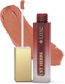 Luxe Dream Muse Mousse Liquid Lipstick | Luxury Makeup | Velvet Matte | Long Lasting & Transferproof Formula | Ayurvedic Lipstick  3.5 ml (04 AMBER H