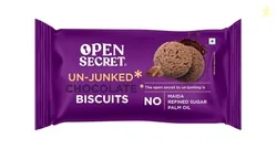 Open Secret Butter and Chocolate Biscuit Cookies | Protein & Fiber Packed | Healthy Snacks | No Added Maida No Refined Sugar No Palm Oil | Unjunked Bi