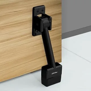 Plantex Heavy Duty 5 Inch Kick Down Door Stopper with Strong Rubber Grip for Tile/Vinyl/Hardwoods/Stops for Door - (Black) Plantex Heavy Duty 5 Inch K