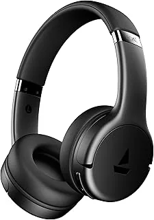 boAt Rockerz 411, 40Ms Low Latency, 40Hrs Battery, 40Mm Drivers, ENx Tech, App Support, Bluetooth Headphones, Wireless Over Ear Headphone with Mic (Ac