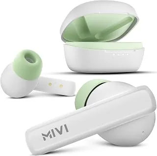 Mivi DuoPods Sync in Ear Earbuds | 60H Playtime Bluetooth Earphones Wireless | Earbuds ENC for Clear Calls | 13mm Drivers Ear Buds Wireless | Gaming M