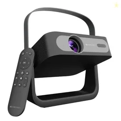 ZEBRONICS Pixaplay 78 Smart Home Projector, 200" Display, Native 1080p, 7000 Lumens, Netflix, Prime Video & Hotstar, Dual Band WiFi, Miracast, iOS Scr