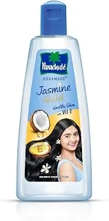 Jasmine Gold Non-Sticky Coconut Hair Oil with Vitamin E For Super Shiny Hair, 600ml