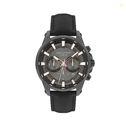 Lee Cooper Multifunction Black Round Dial Men's Watch - LC07525.651