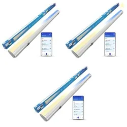 PHILIPS Smart Wi-Fi LED Batten 24-Watt WiZ Connected (Pack of 3) (Shades of White + Tuneable + Dimmable + Pre-Set Modes) (Compatible with Amazon Alexa