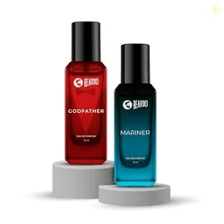 Beardo The Everyday Combo- GodFather & Mariner Perfume for Men (20ml x 2) | Long Lasting Fragrance | Long Lasting Perfume for Men | Gift for Men | Gif