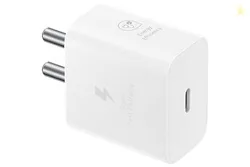 Samsung Original 25W USB Type-C Travel Adaptor Without Cable for Google Pixel, Xiaomi, Motorola, iPhone, Samsung Galaxy Tab S/A Series, Galaxy S10/M54