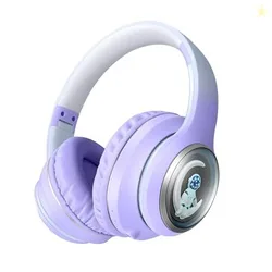 PunnkFunnk Newly Launched Astro Junior BT v5.3 Noise Cancelling Wireless Over-Ear Bluetooth Headphones Hi-Res Audio, 40mm Driver, Deep Bass, Memory Fo