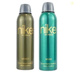 Nike Female Honey + Musk Spray Deodorant For Woman- Pack Of 2 (200Ml Each) 2 Count