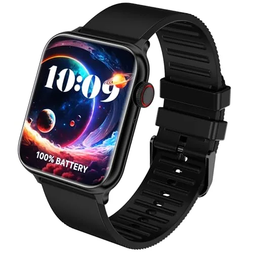 IZI Prime Smart Watch 1.78" AMOLED Always ON Display with 60Hz Refresh Rate,Bluetooth Calling,DIY Watch Faces,AI Voice Assistant,ECG,SpO2,BP Monitorin