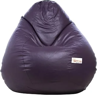 Sattva Classic Bean Bag Cover (Without Beans) XXL Size - Purple