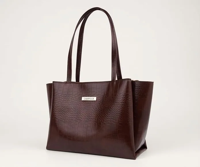 Large Capacity Croco Pattern Tote Bags For Womens Big Purses And Handbags Ladies Big Shoulder Bag