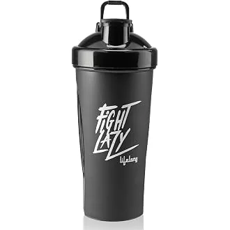 Lifelong Protein Shaker|100% Leakproof Stylish Protein Shaker Bottle|Sipper Bottle|Gym Bottle for Protein- 700ml (LLSHB04, Black)