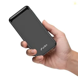 URBN 20000 mAh 22.5 W Compact Pocket Size Power Bank (Black, Lith...more