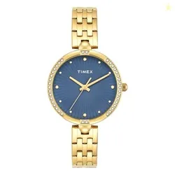 Blue Round Dial Analog Women's Watch - TWEL22601