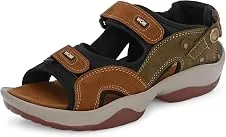 Centrino Sandals for Men |Flat Casual Sandals With Adjustable Velcro Closure For Easy Wear With Flexible Fitting And Trendy | Stylish Sandal With Uniq