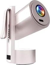 E GATE Atom 4X | Android 13 Fully Automatic Projector | 1080p Native, 4K HDR-HLG | 400 ISO | Auto (Focus+Keystone) | Max Size 300" (762cm) | USB-HDMI