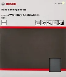Professional Hand Sanding Sheet For Automotive, 230 X 280 mm, Grit 120, Pack of 100