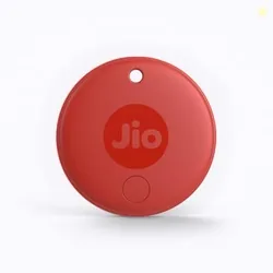 JioTag (2nd Generation) (Red) - Android or iOS Compatible IP64 Rated Worldwide Item Finder for Keys, Wallets, Luggage, Gadgets and More |1+1 Year Batt