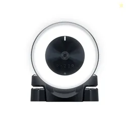 Razer Kiyo Streaming Webcam: 1080p 30 FPS / 720p 60 FPS - Ring Light w/Adjustable Brightness - Built-in Microphone - Advanced Autofocus, Black - RZ19-02320100-R3M1, 3 x Optical Zoom