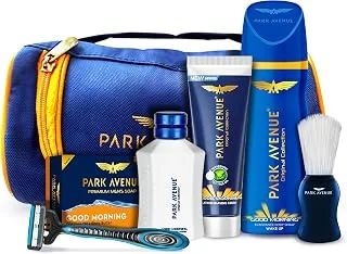 Good Morning Grooming Collection 7 in-1 Combo Grooming Kit for Men | Gift Set for Men | Fathers Day Gift for Dad | Shaving Kit for Men | Shaving Foam
