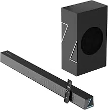ZEBRONICS Juke Bar 501 Soundbar, 200W RMS, Virtual 5.1, Dual Drivers, 13.33cm Subwoofer, LED Indicator, BT v5.1, TV ARC, USB, AUX, Wall Mountable, Rem