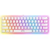 Ant Esports MK1200 Mini 60% Wired Mechanical Gaming Keyboard  Red Switch, Rainbow Backlit, 61 Keys, Anti-Ghosting, USB, Compact TKL  Compatible with